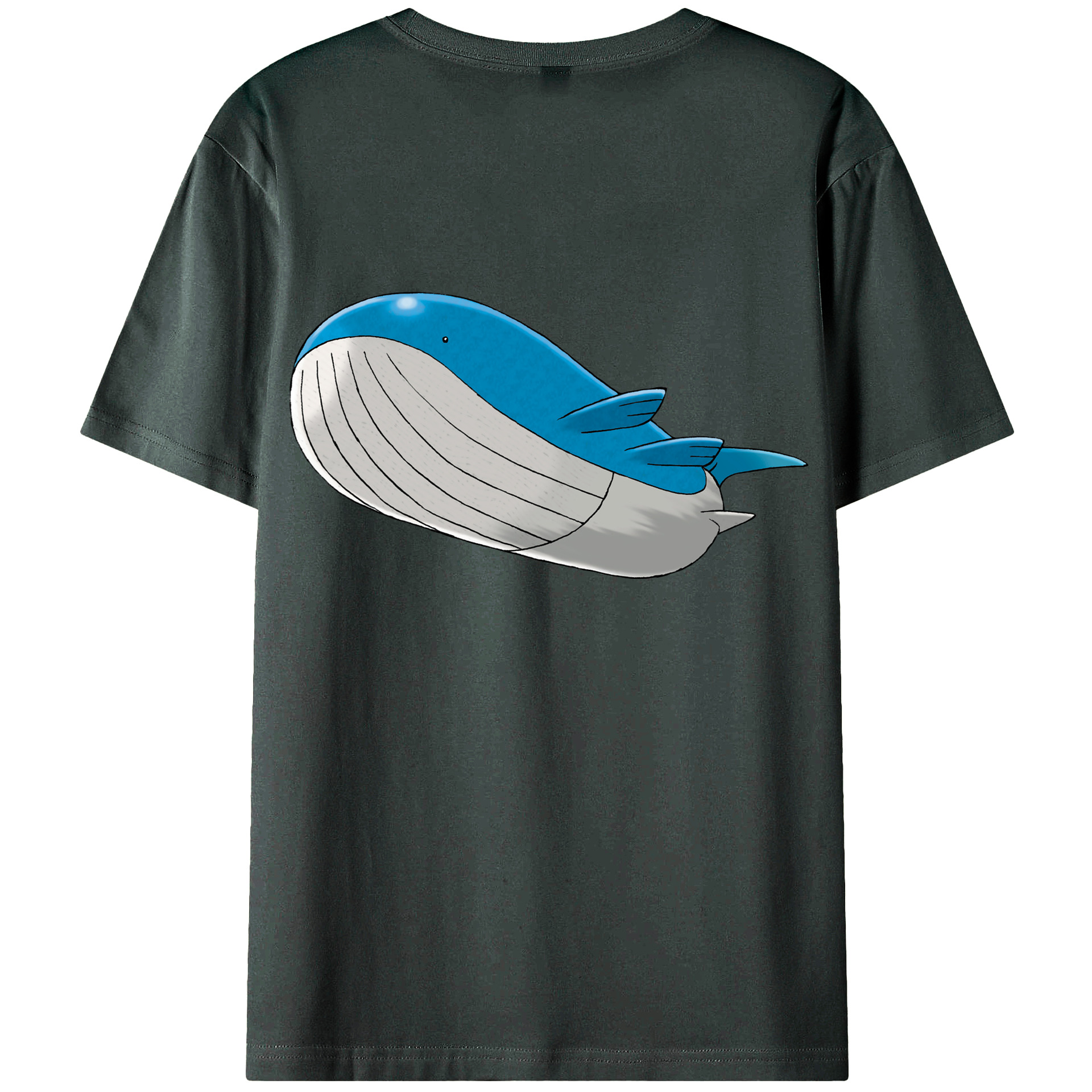 （画像用） ポケットモンスター Pokémon 綿100％ メンズ半袖Tシャツ（バックプリント） 通気性